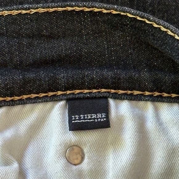 Dolce & Gabbana Vintage Y2K Straight Leg Jean in Black w/ Rhinestone IT 50 US 14 - Picture 15 of 16